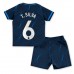 Chelsea Thiago Silva #6 Dětské Oblečení Venkovní Dres 2023-24 Krátkým Rukávem (+ trenýrky)